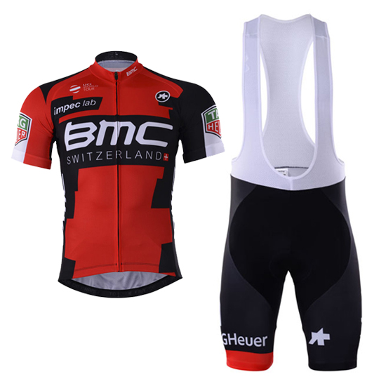 Maglia BMC Manica Corta 2017 rosso e nero - Clicca l'immagine per chiudere